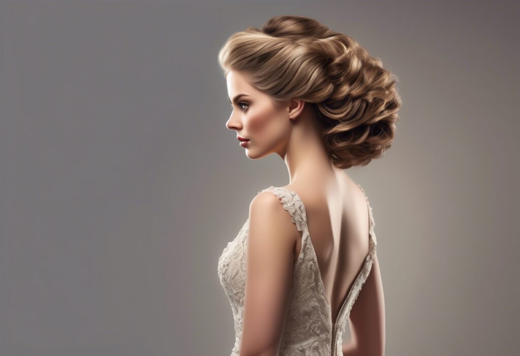 jaka fryzura do dlugiej sukienki
