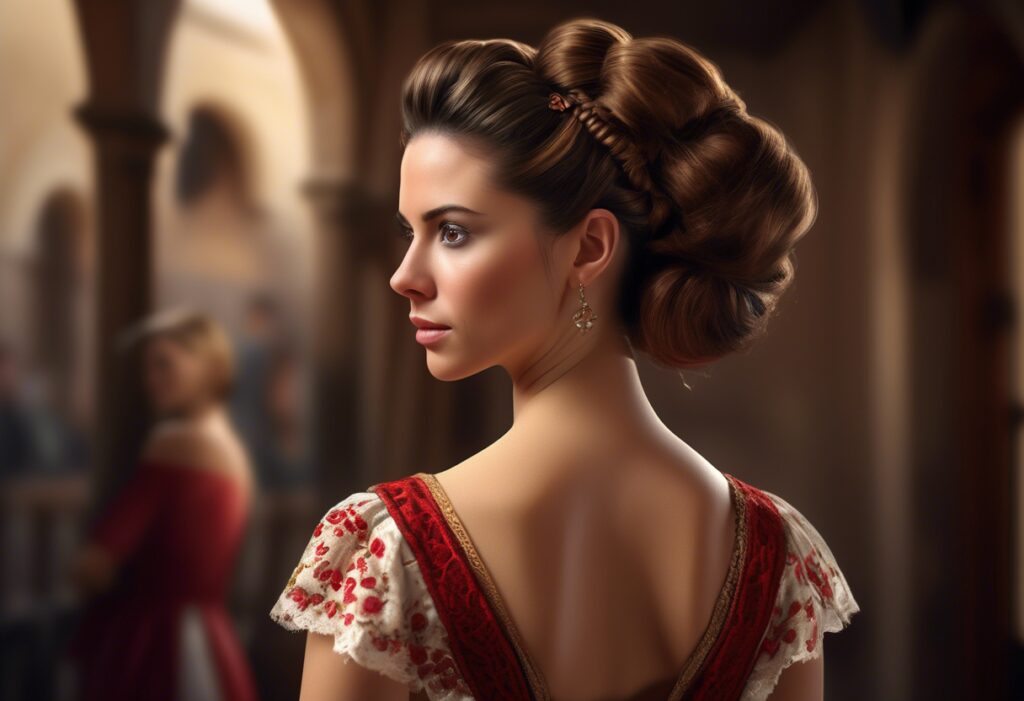 jaka fryzura do sukienki hiszpanki