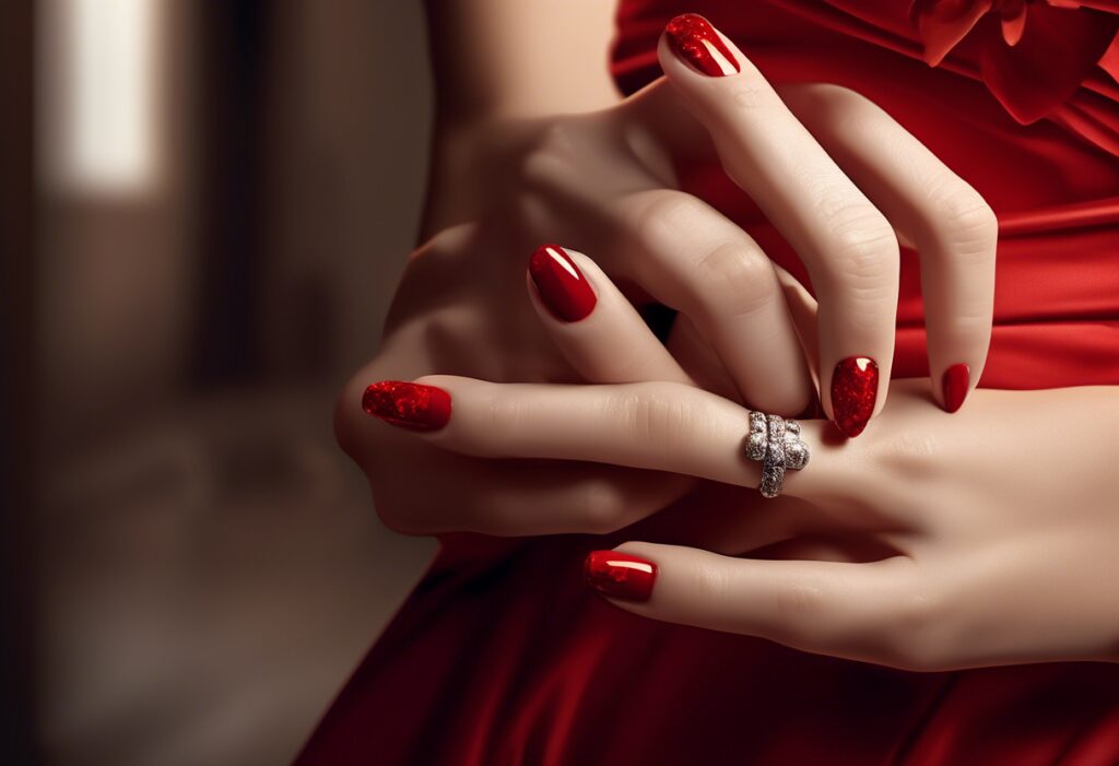 jakie paznokcie do czerwonej sukienki