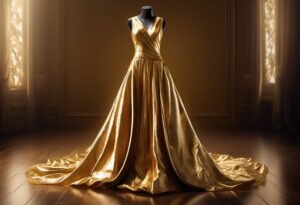 złota sukienka na wesele jakie dodatki